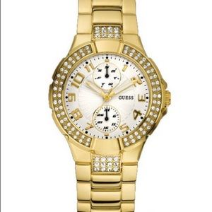 Guess Women Gold Band Watch